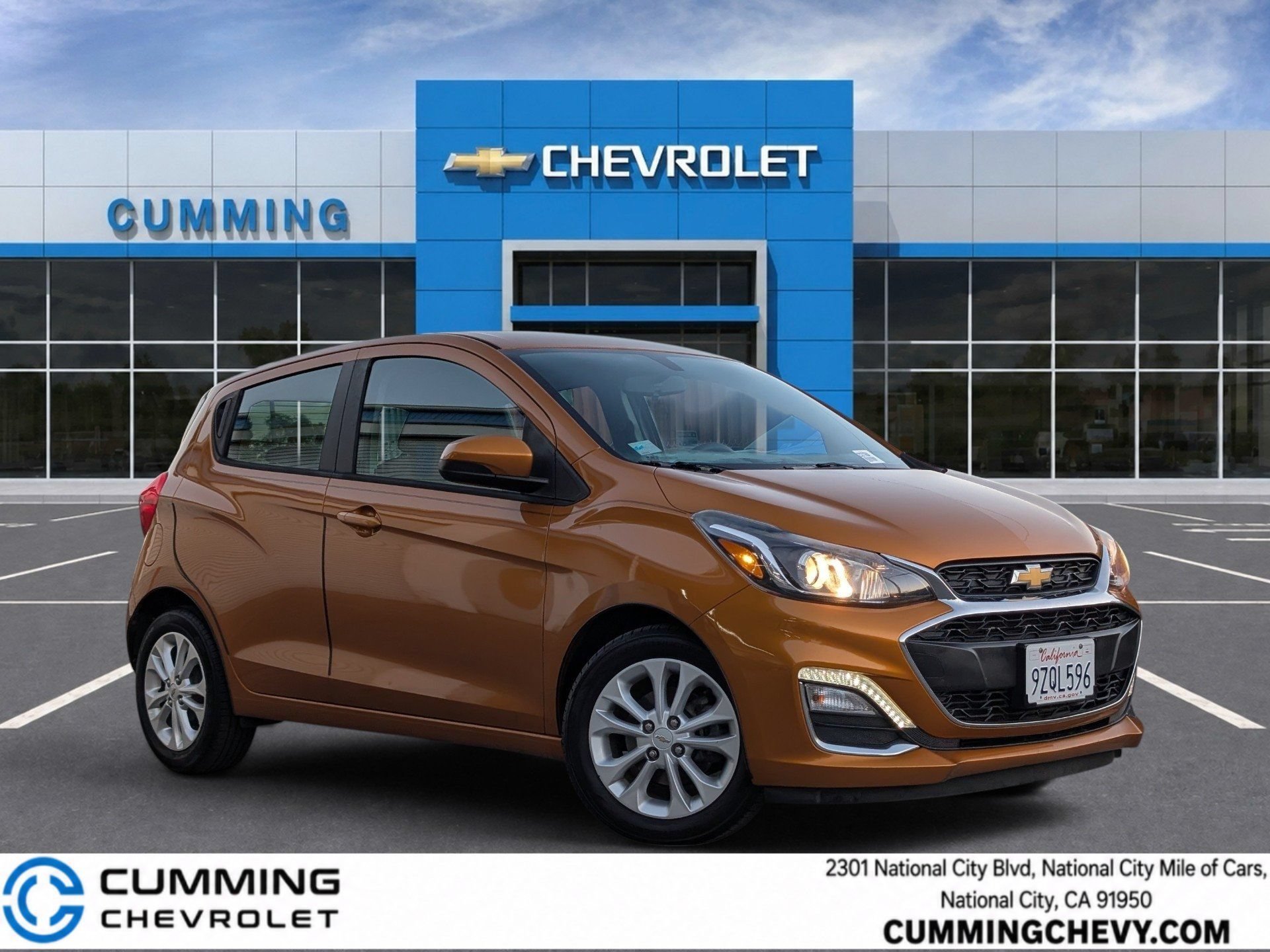 Certified Used 2019 ORANGE BURST METALLIC Chevrolet LT image 1