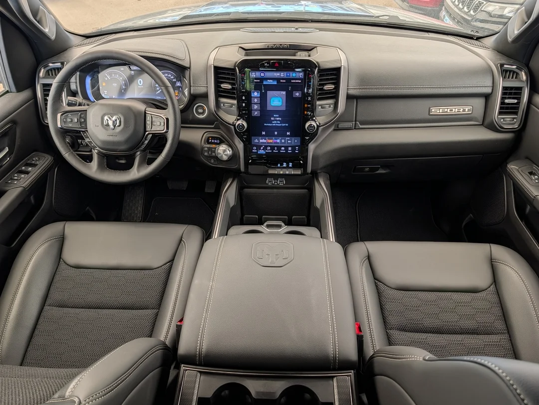 New 2026 Grey RAM Sport - - 3.0L Hurricane T-Turbo - Cloth/Vinyl Bucket Seats - Steel Standard Hood & More! image 26