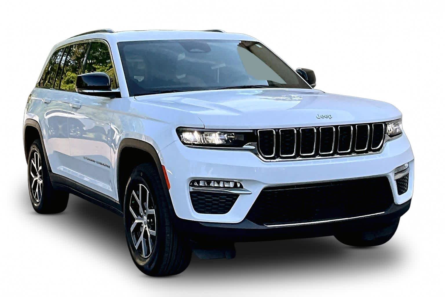 Used 2025 Bright White Clearcoat Jeep Limited image 3