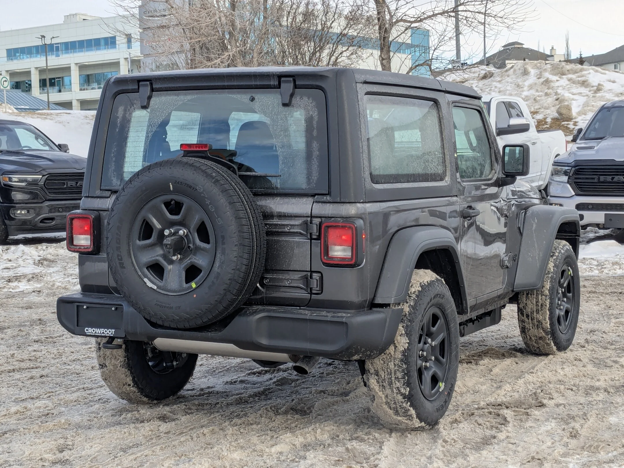New 2026 Grey Jeep Sport - - Black Freedom Hardtop - 8-Spd Auto - 12.3 Uconnect 5 - Selec-Speed Control & More! image 8