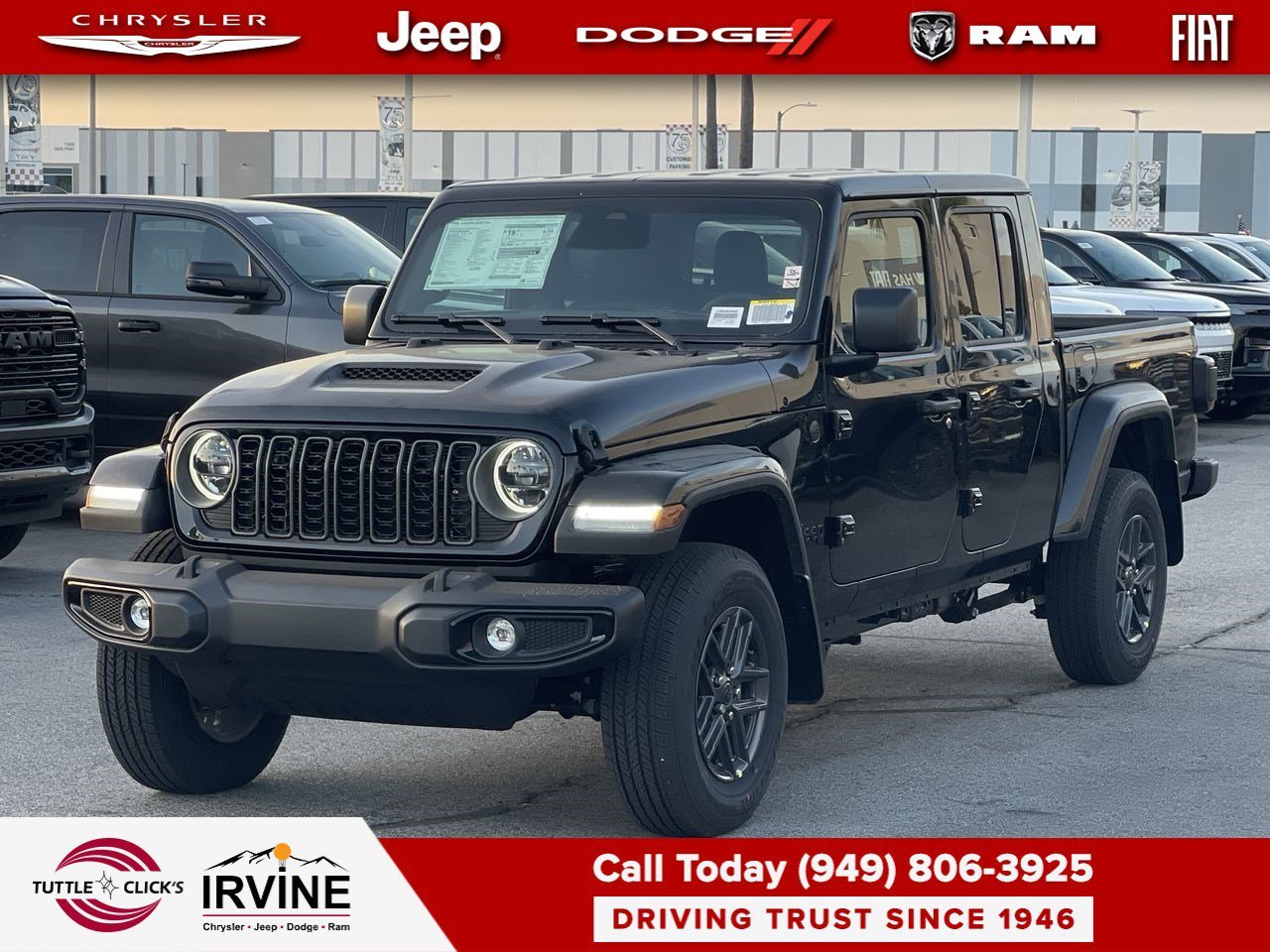 New 2026 Black Clearcoat Jeep Sport S image 3