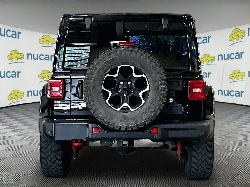 Used 2020 Black Clearcoat Jeep Unlimited Rubicon image 5