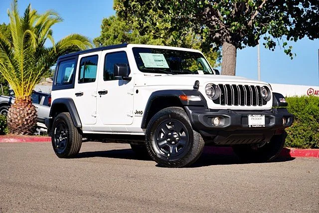 New 2026 Bright White Clear-Coat Exterior Paint Jeep Sport image 1