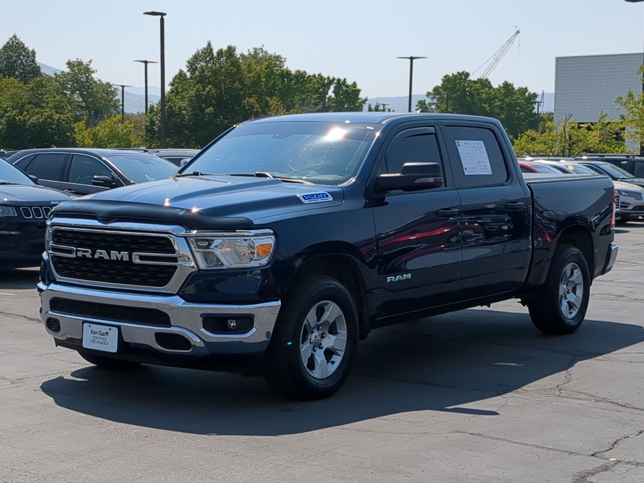 Ken Garff Cert 2024 Patriot Blue Pearlcoat Ram Big Horn image 9
