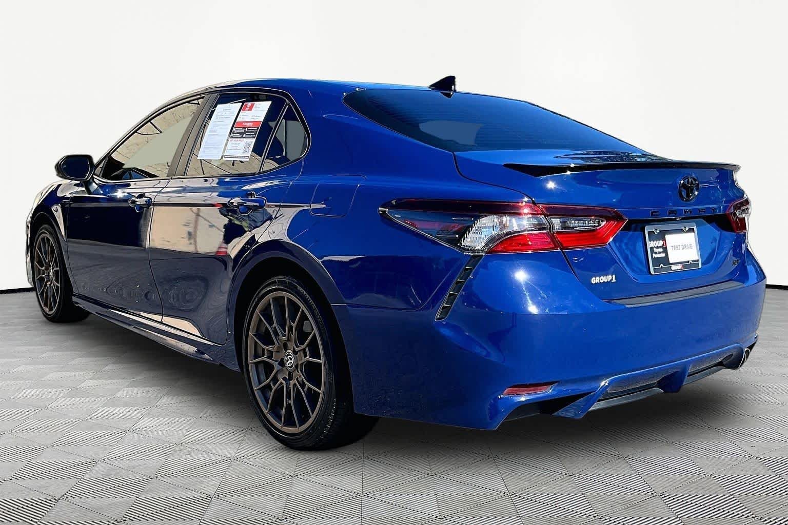 Certified Used 2024 Reservoir Blue Toyota SE Nightshade image 12