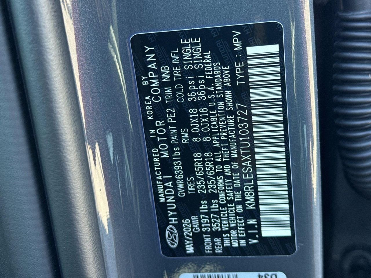 New 2026 Gray Hyundai SEL 7P image 29