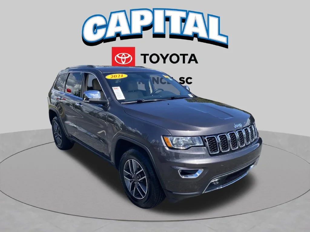 Used 2021 Gray Jeep Limited image 1