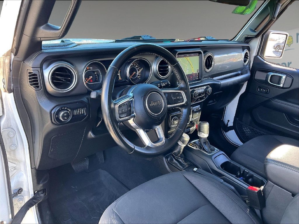 Used 2022 Bright White Clearcoat Jeep Overland image 8