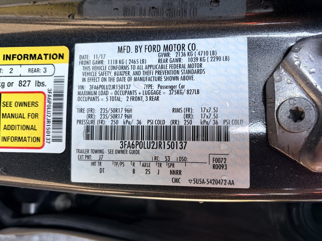 Used 2018 Magnetic Metallic Ford SE image 19