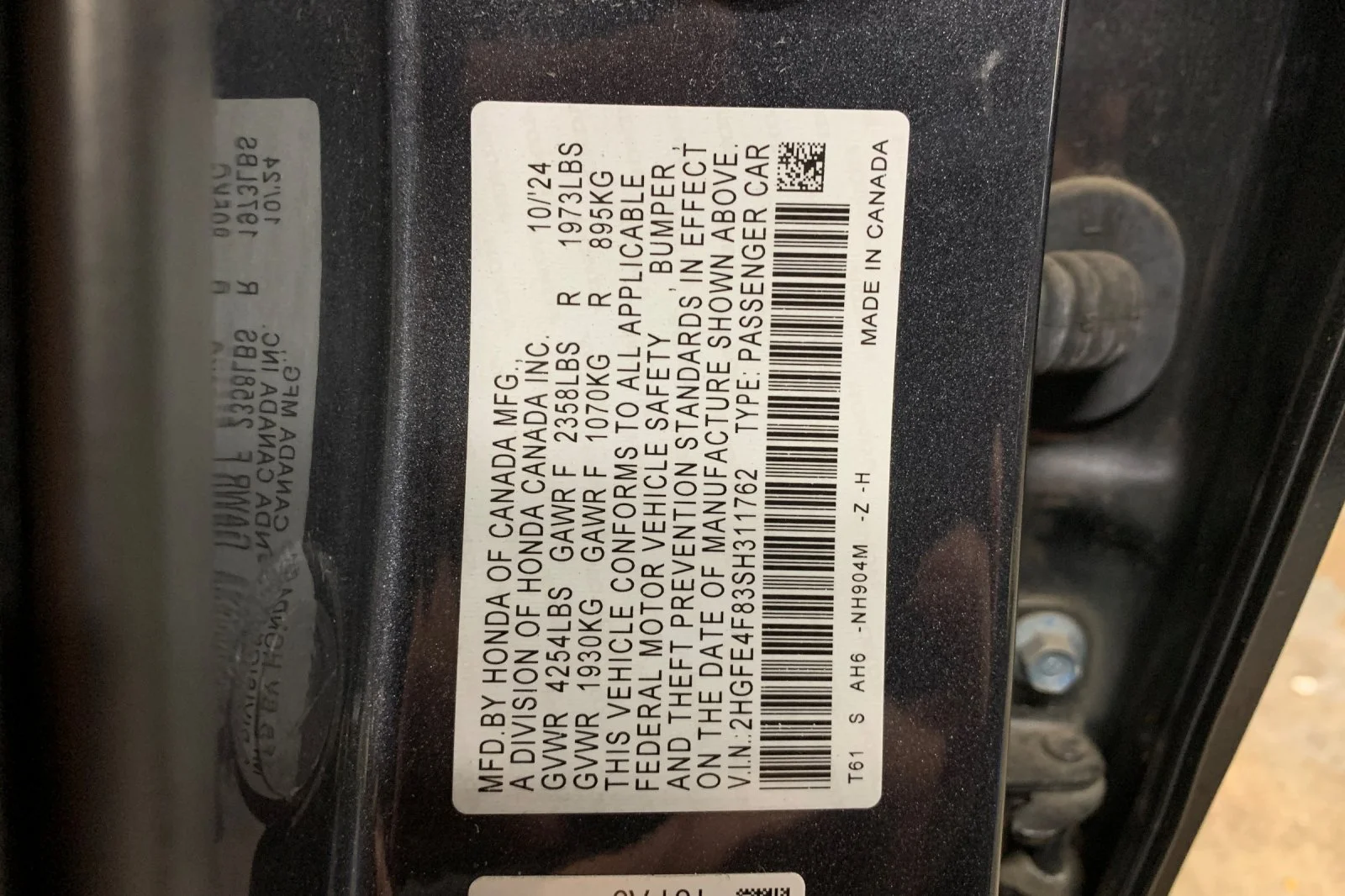 Certified Used 2025 Meteorite Gray Metallic Honda Sport image 33