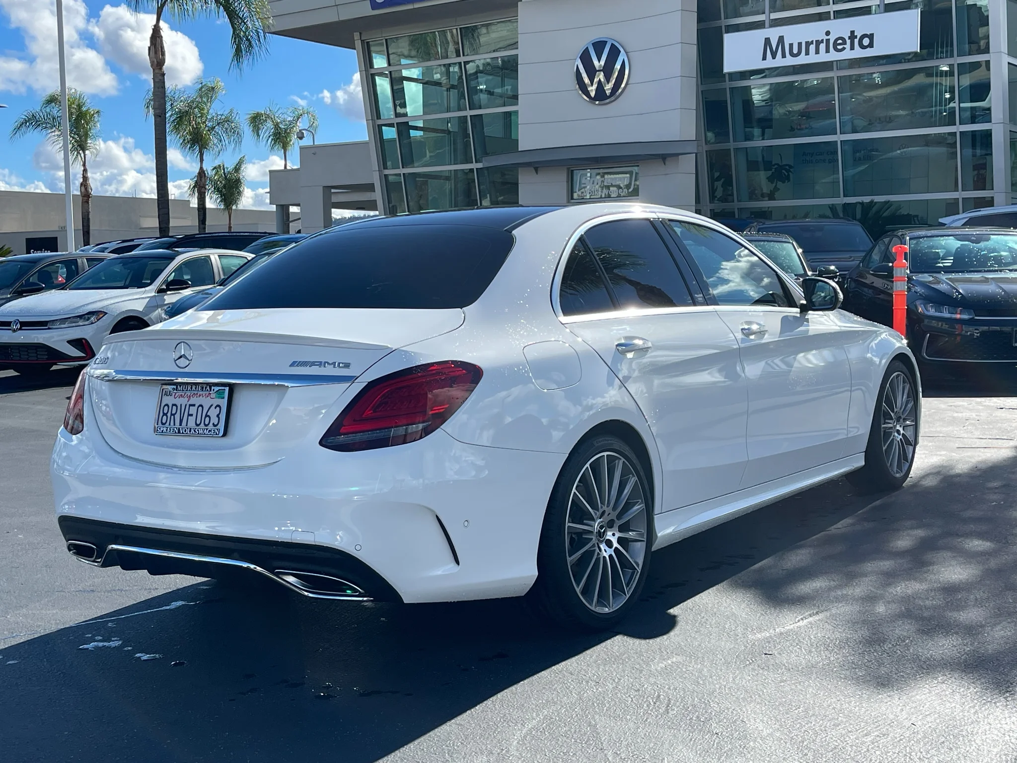 Used 2020 POLAR WHITE Mercedes-Benz C300 image 8