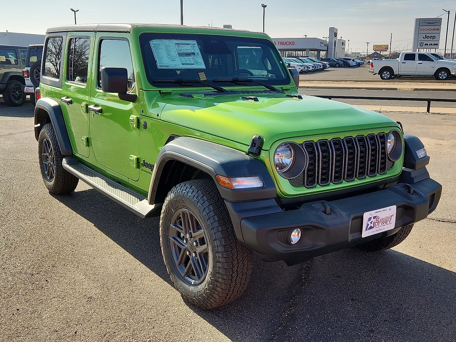New 2026 Green Jeep 4-DOOR SPORT S image 6