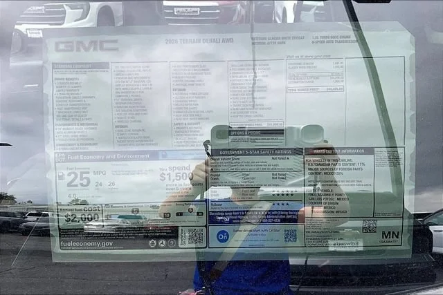 New 2026 Glacier White Tricoat GMC Denali image 14