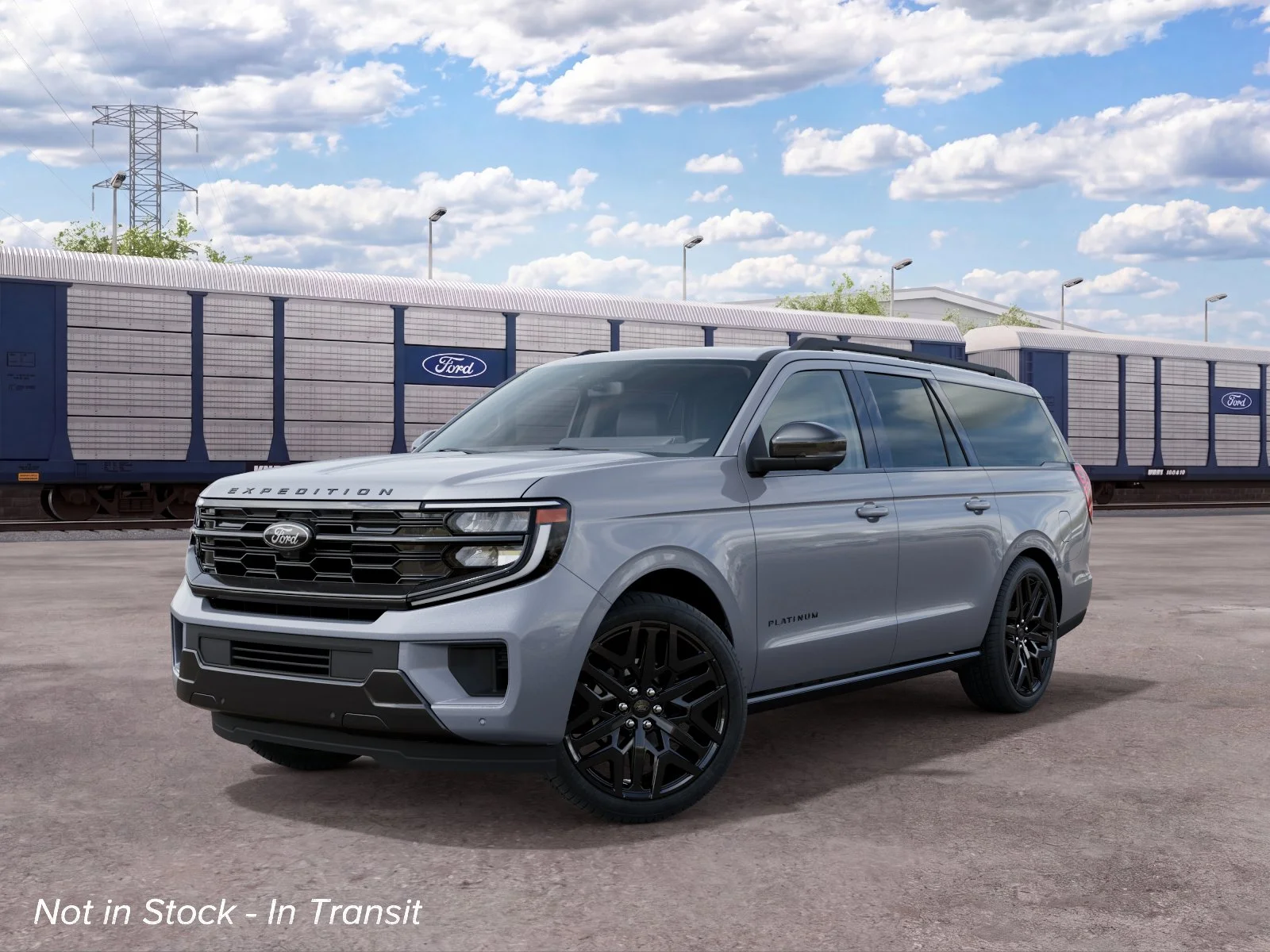 New 2027 Glacier Gray Metallic Tri-Coat Ford MAX Platinum image 2