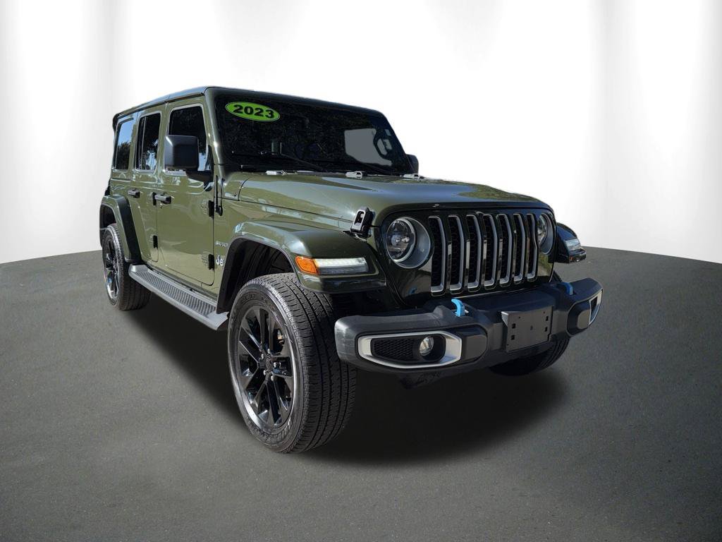Used 2023 Green Jeep Sahara 4xe image 12