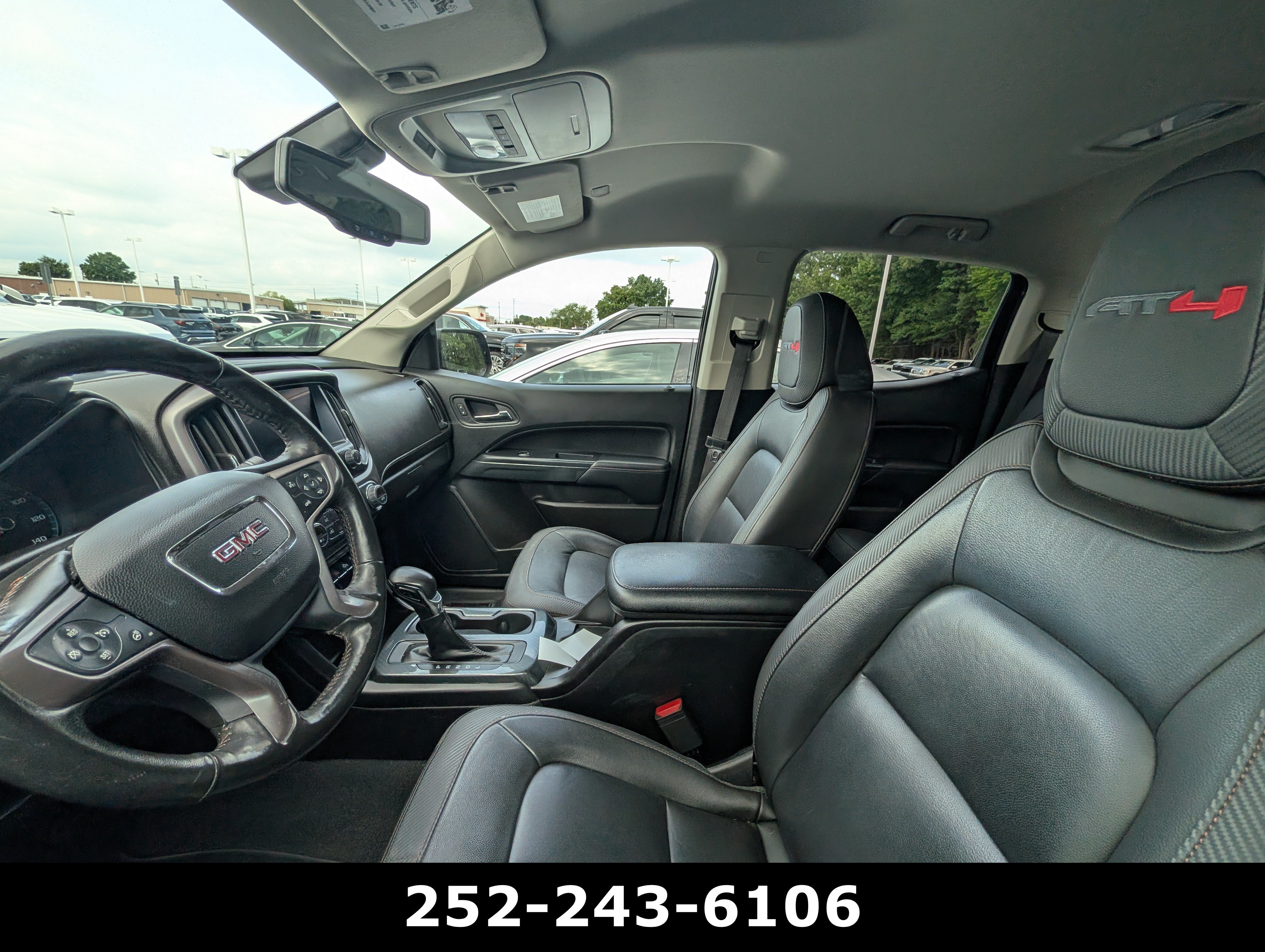 Used 2022 Satin Steel Metallic GMC 4WD AT4 w/Leather image 14
