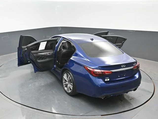 Certified Used 2019 Blue INFINITI 3.0t LUXE image 24