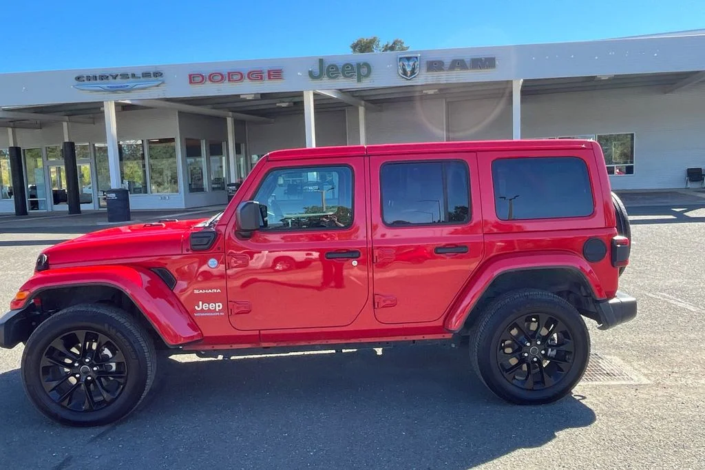 Used 2024 Red Jeep Sahara 4xe image 12