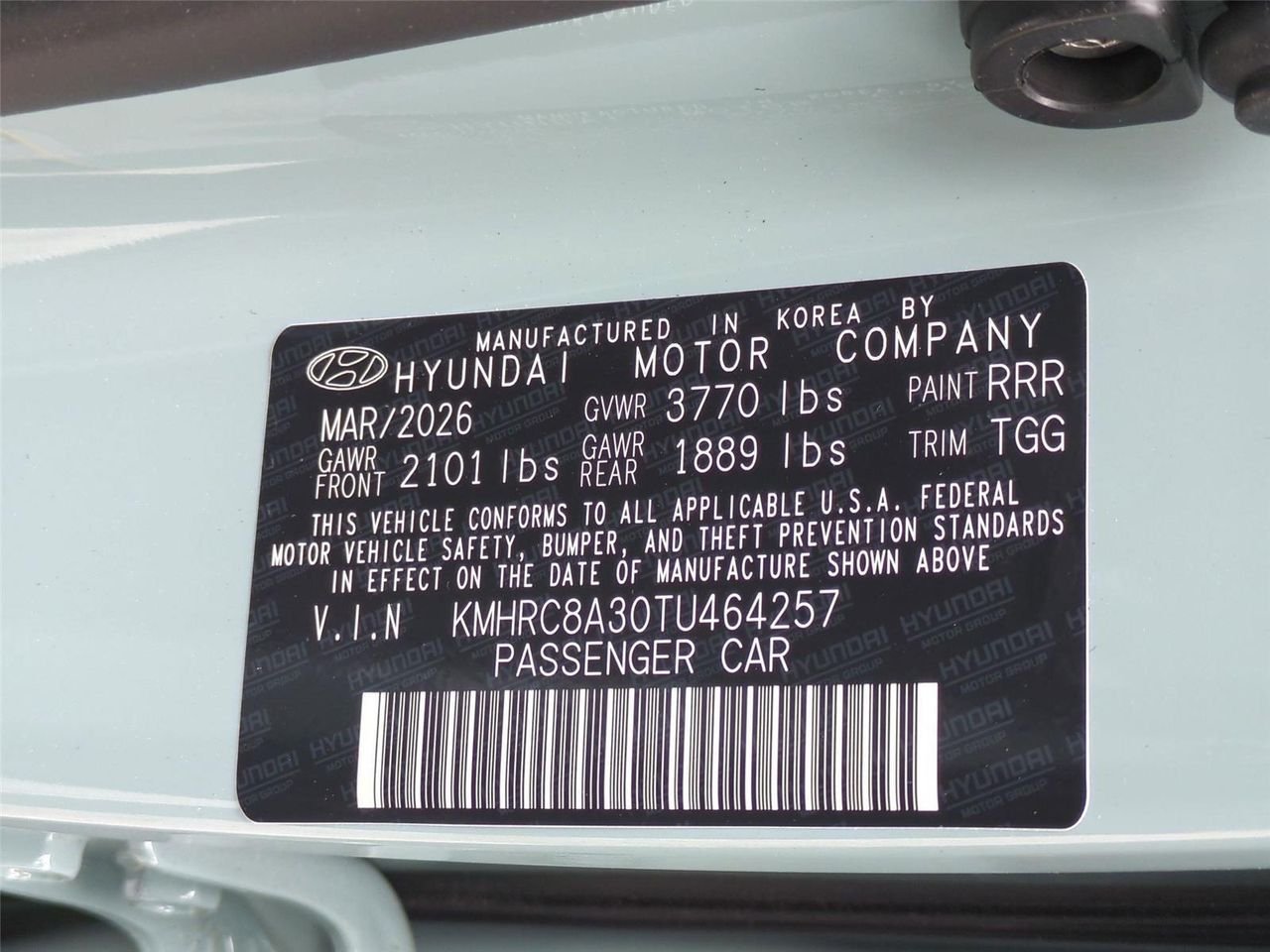 New 2026 Mirage Green Hyundai SEL image 37