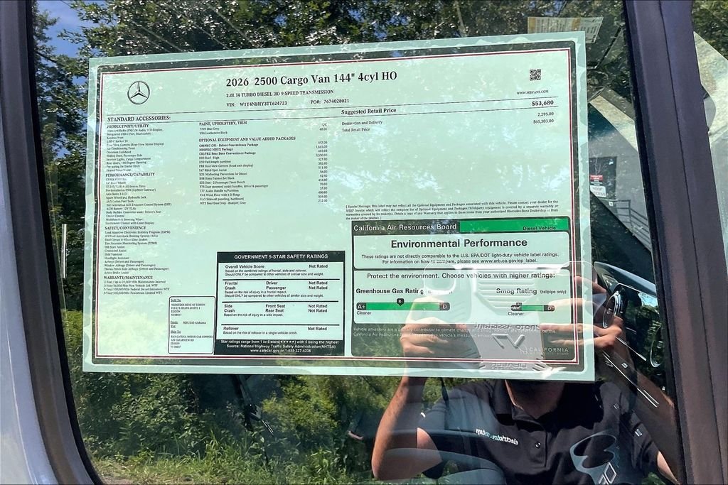 New 2026 Blue Gray Mercedes-Benz Cargo 144 WB image 13