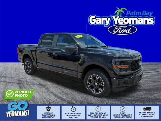 Used 2024 Black Metallic Ford STX image 1