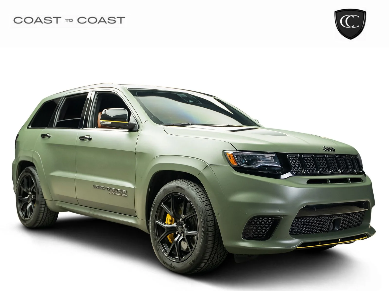 Used 2021 White Jeep Trackhawk image 1