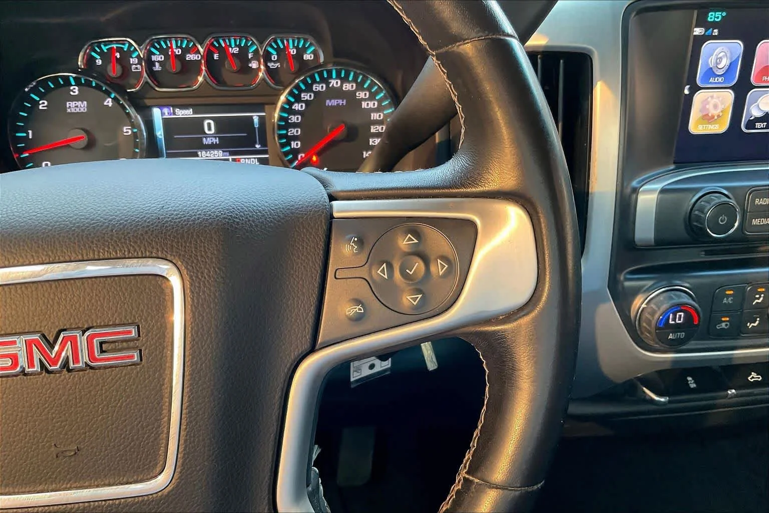 Used 2019 Stone Blue Metallic GMC SLE image 23