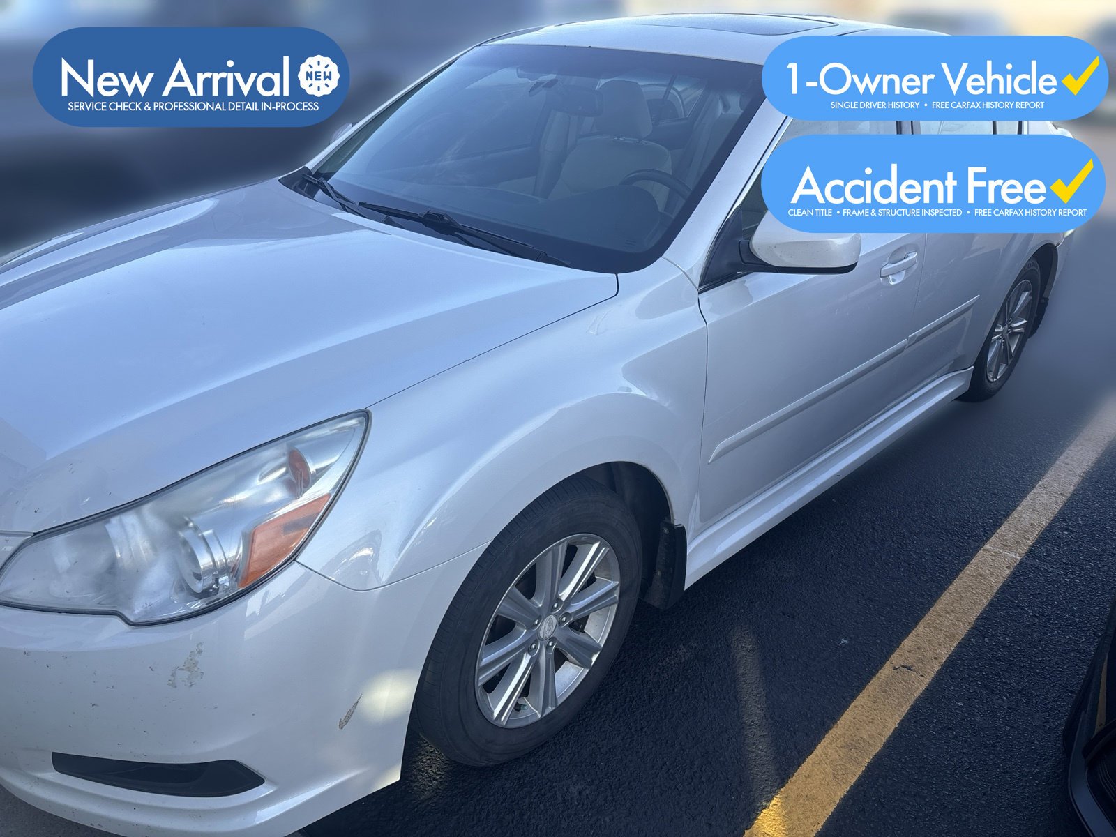 Used 2012 White Subaru 2.5i image 1