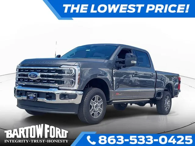 New 2026 Gray Metallic Ford Lariat image 1