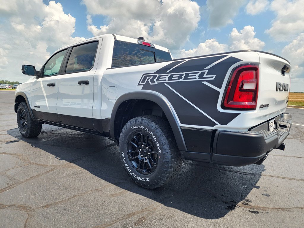 Used 2025 Bright White Clearcoat Ram Rebel image 8