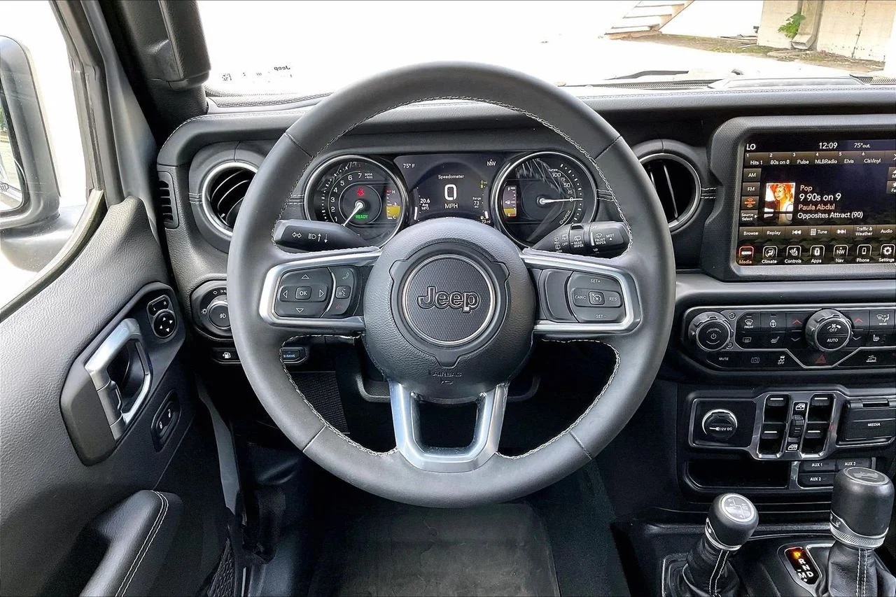 Certified Used 2023 Silver Jeep Sahara 4xe image 10