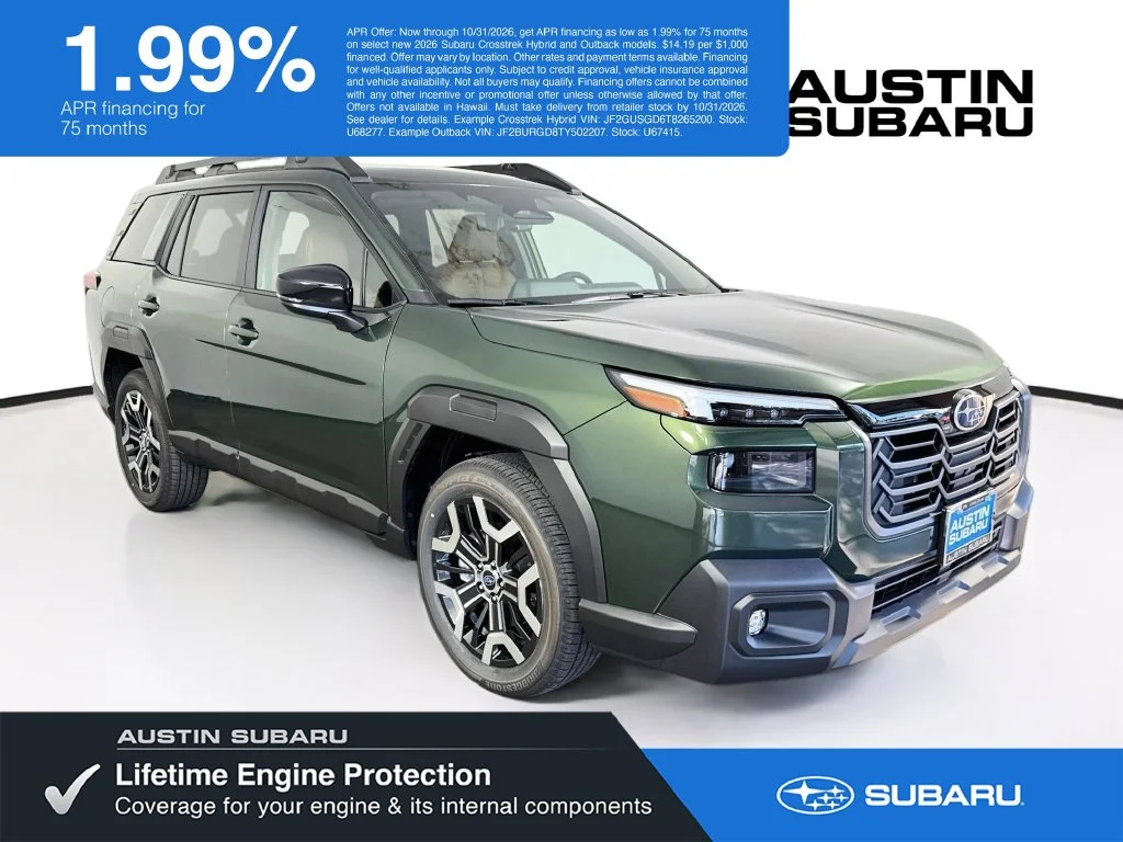 New 2026 Green Subaru Touring XT image 1