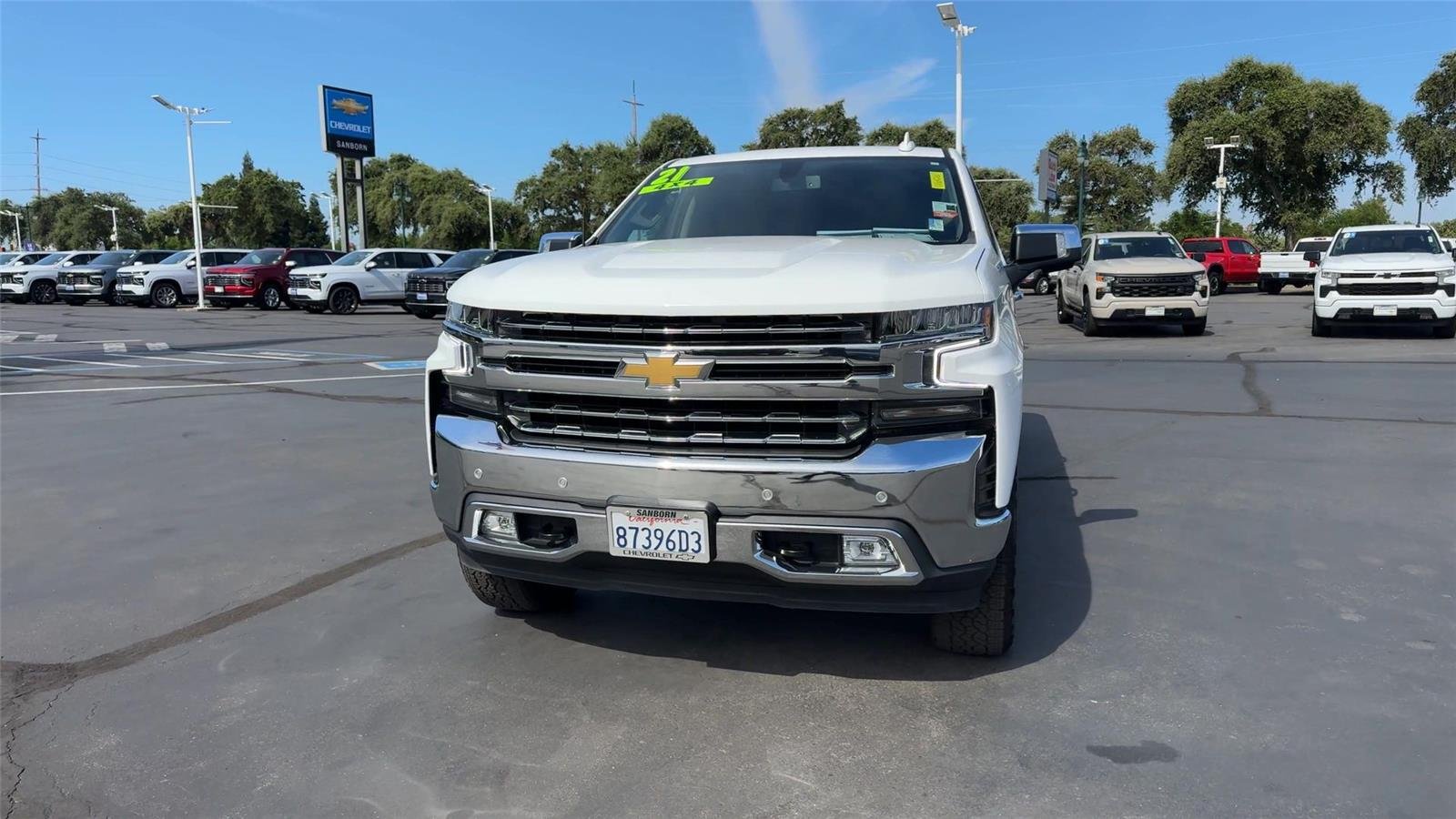 Certified Used 2021 SUMMIT WHITE Chevrolet LTZ image 6