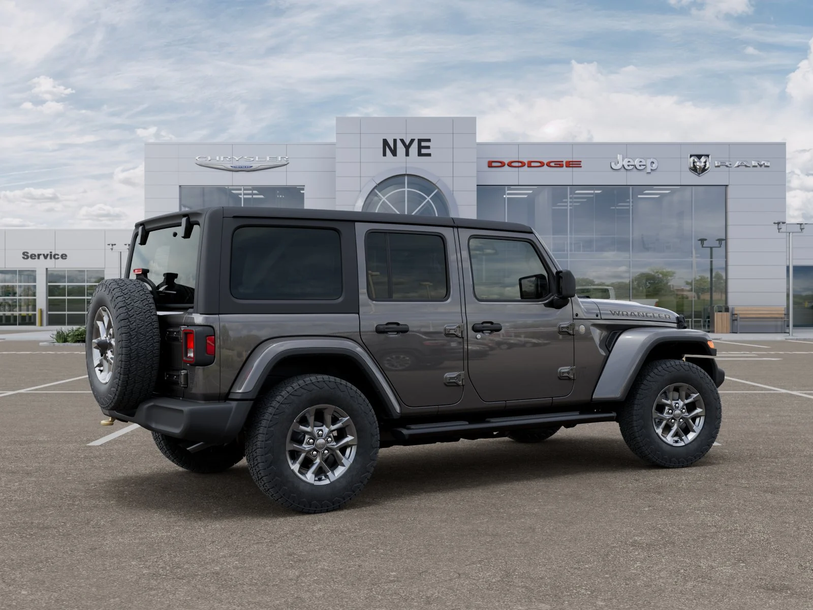 New 2026 Granite Crystal Metallic Clear-Coat Exterior Paint Jeep Sport image 30
