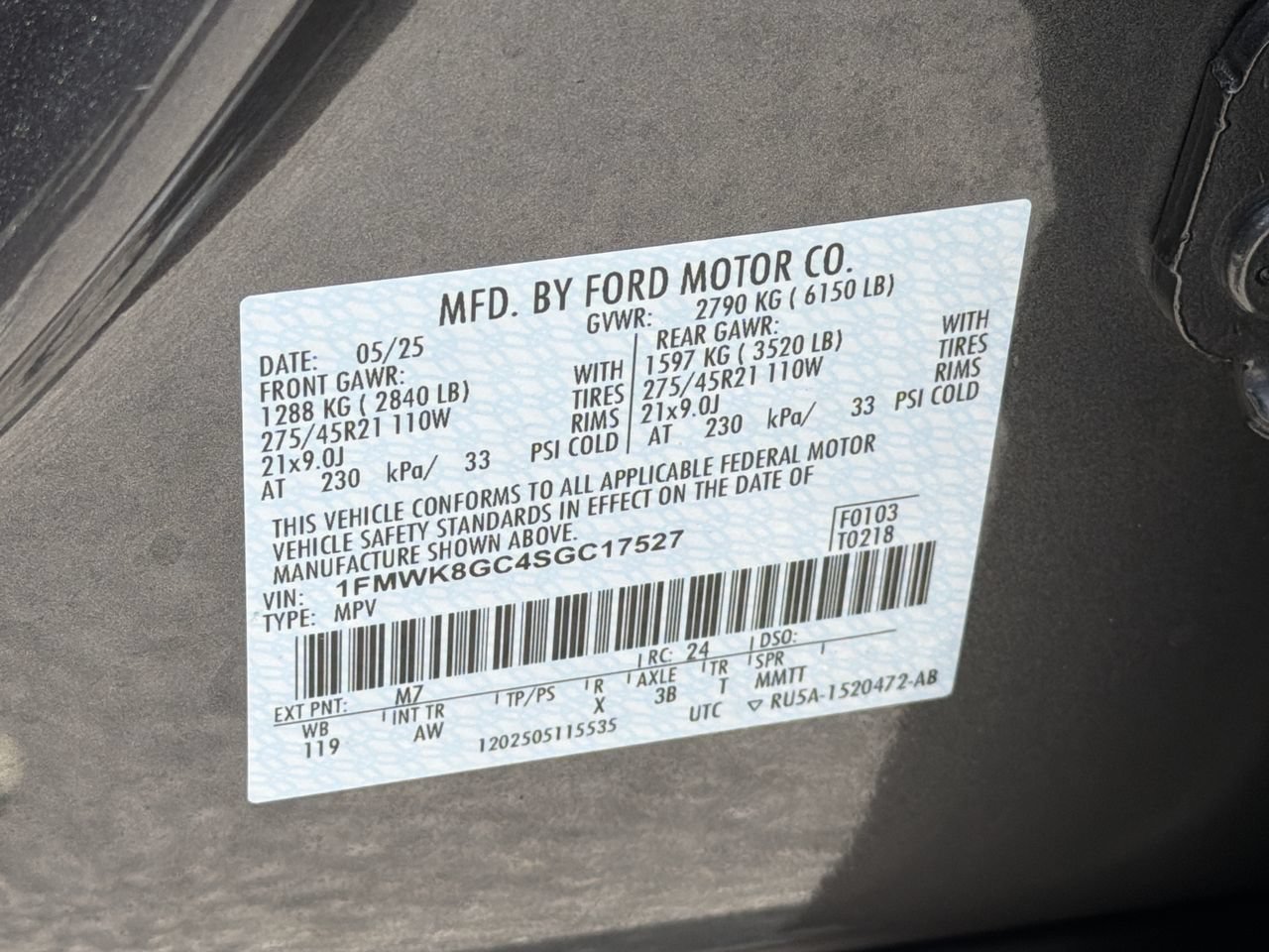 Used 2025 Carbonized Gray Metallic Ford ST image 37
