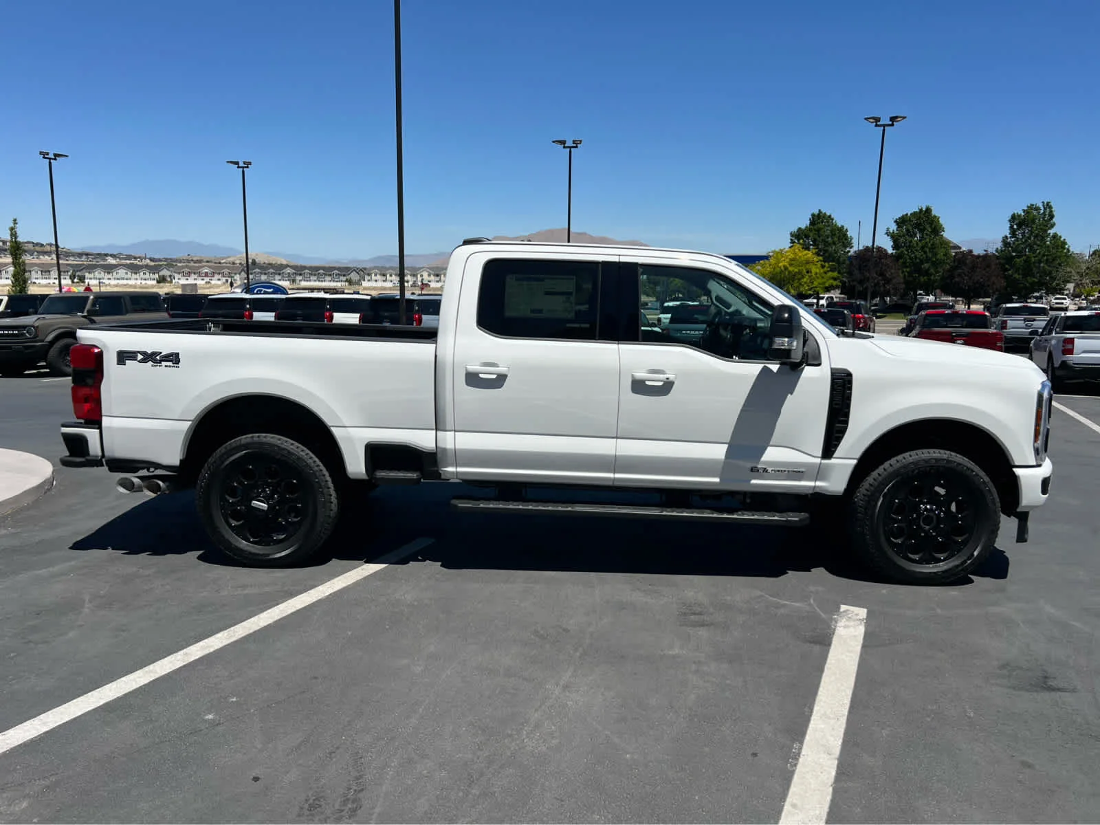 New 2026 Star White Metallic Tri-Coat Ford F-350® Lariat® image 6