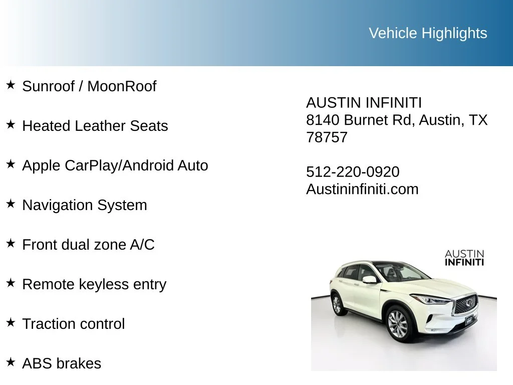 Used 2020 White INFINITI ESSENTIAL image 9