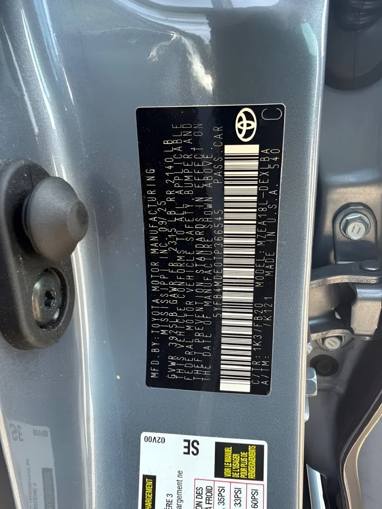 Used 2026 Gray Toyota LE image 33