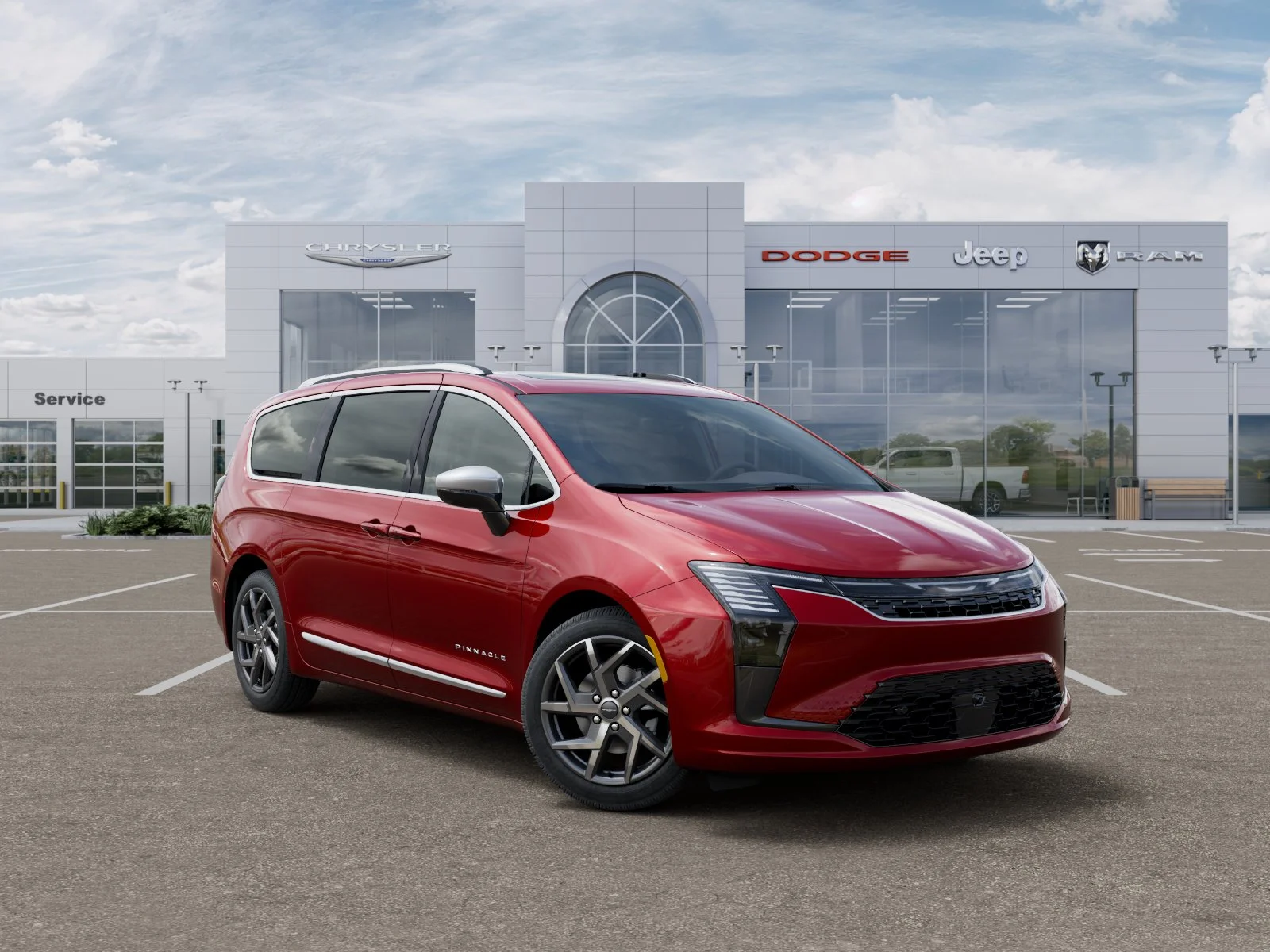 New 2027 Red Hot Pearl-Coat Exterior Paint Chrysler Pinnacle image 46