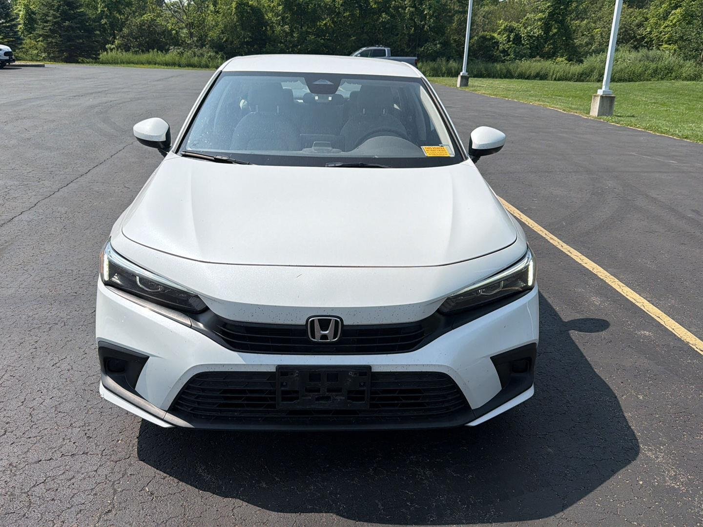 Used 2023 Platinum White Pearl Honda LX image 2