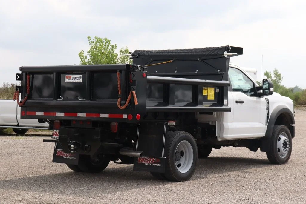 New 2026 White Ford XL Dump Truck image 9