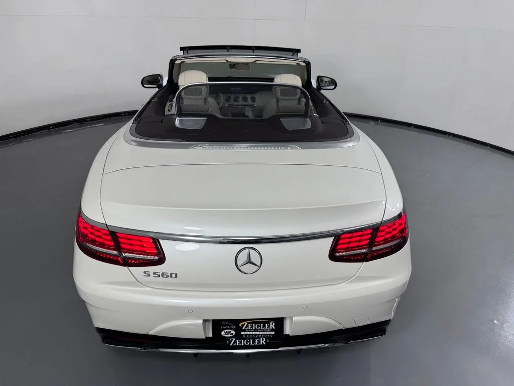 Used 2019 designo Diamond White Metallic Mercedes-Benz S 560 image 13