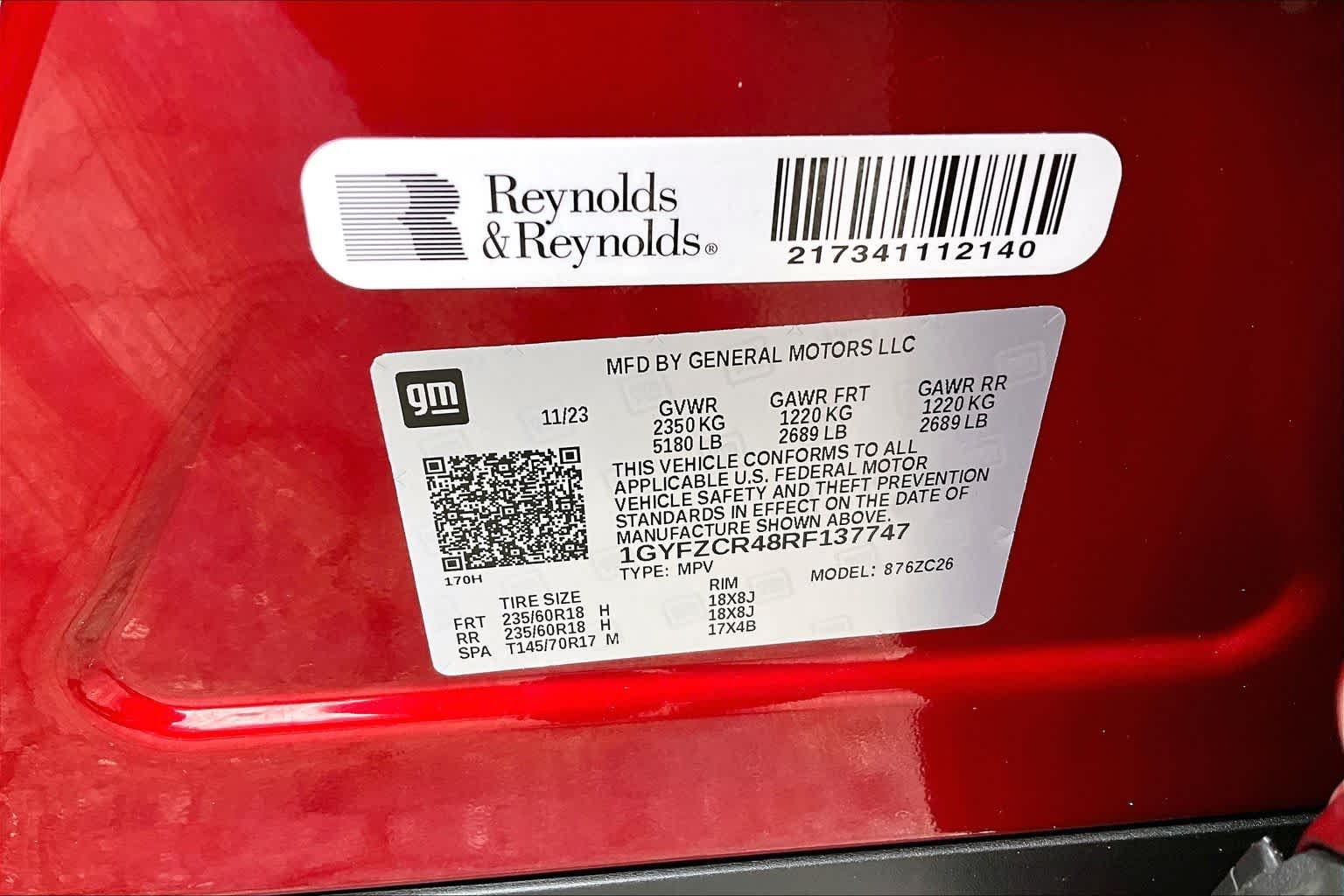 Used 2024 Radiant Red Tintcoat Cadillac FWD Premium Luxury image 35
