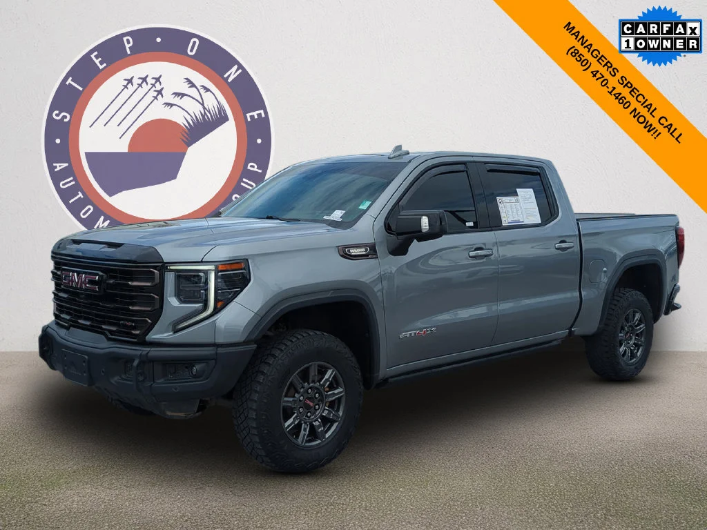 Used 2024 Silver GMC AT4X image 1