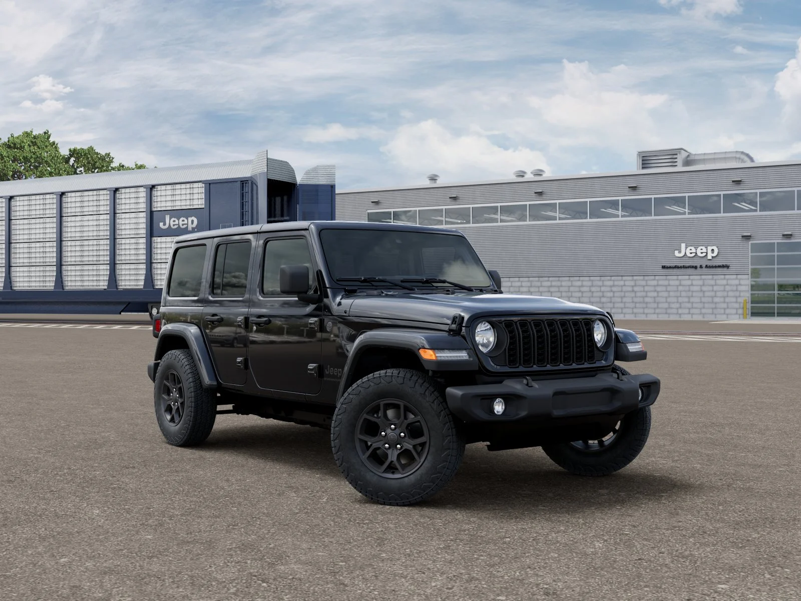 New 2027 Black Clear-Coat Paint Jeep  image 3