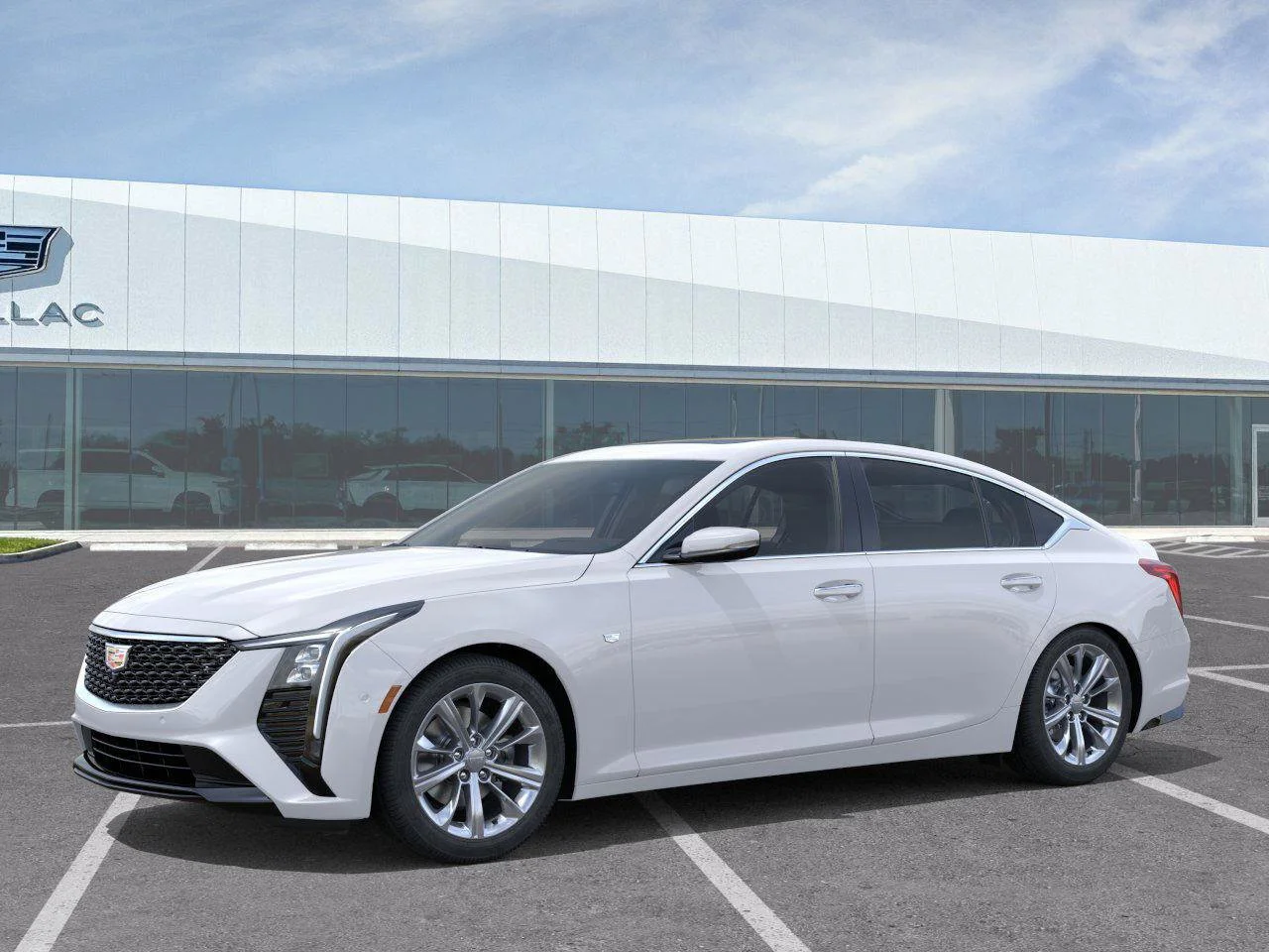 New 2026 Summit White Cadillac Premium Luxury image 2