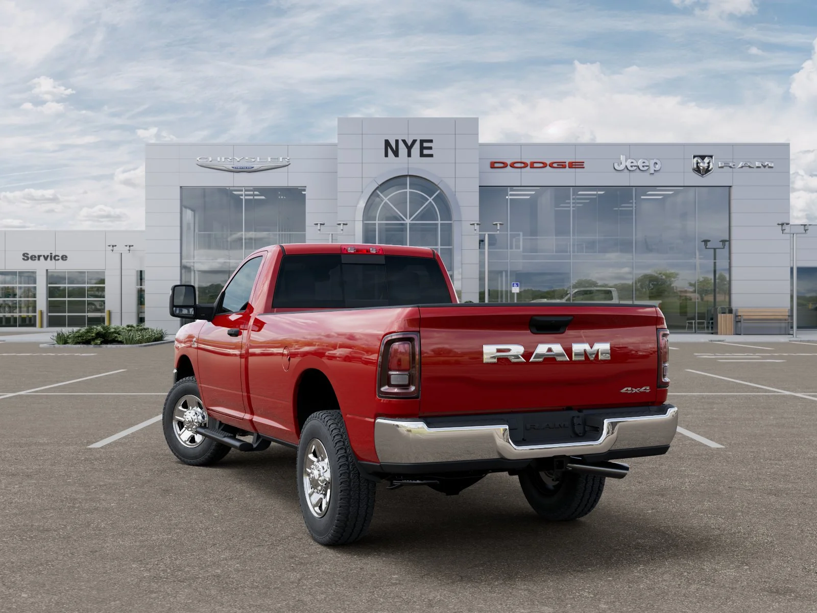 New 2026 Flame Red Clear-Coat Exterior Paint RAM Tradesman image 30