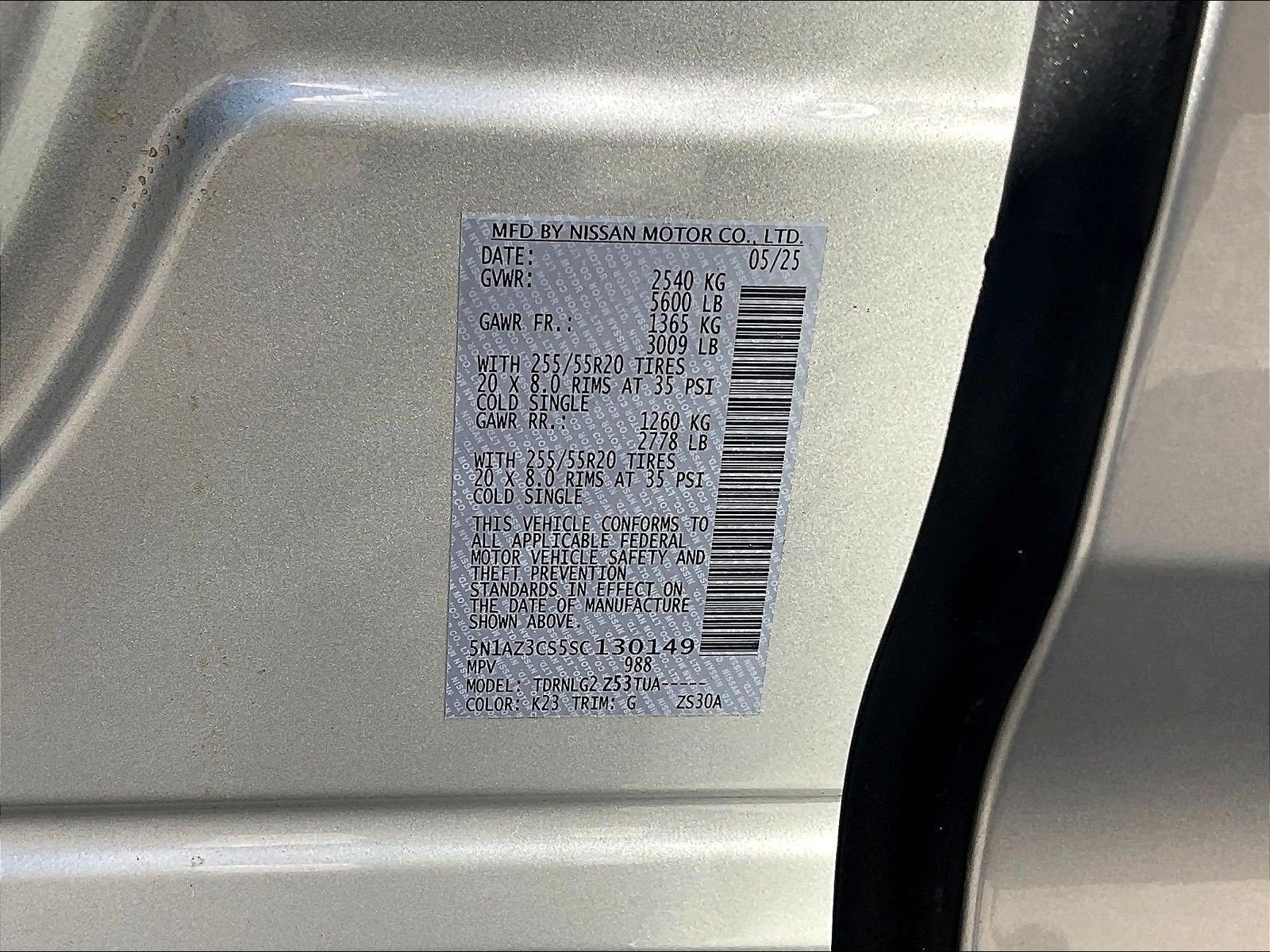 Certified Used 2025 Silver Nissan SL image 21