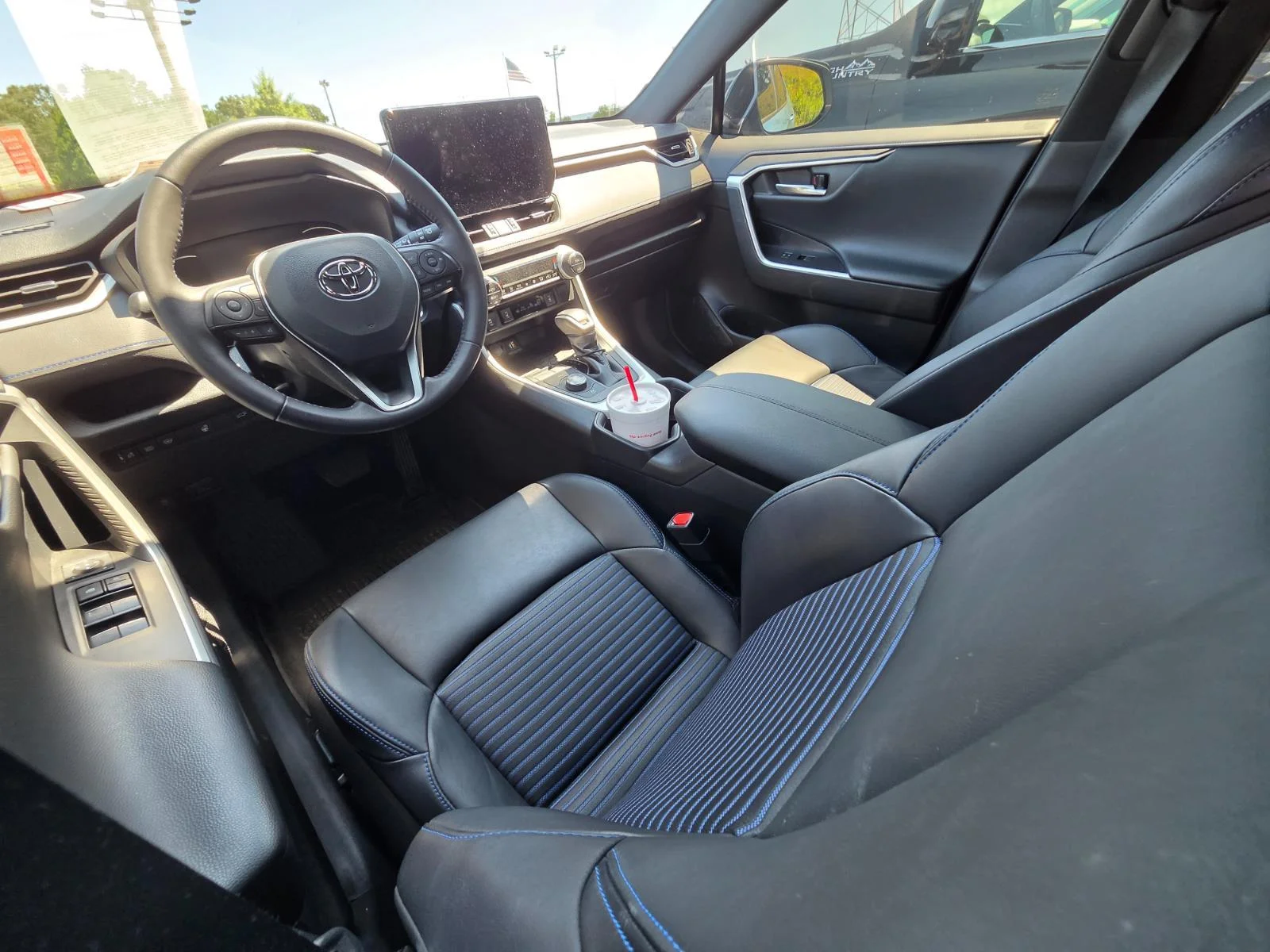 Used 2023 Blue Toyota Hybrid XSE image 9