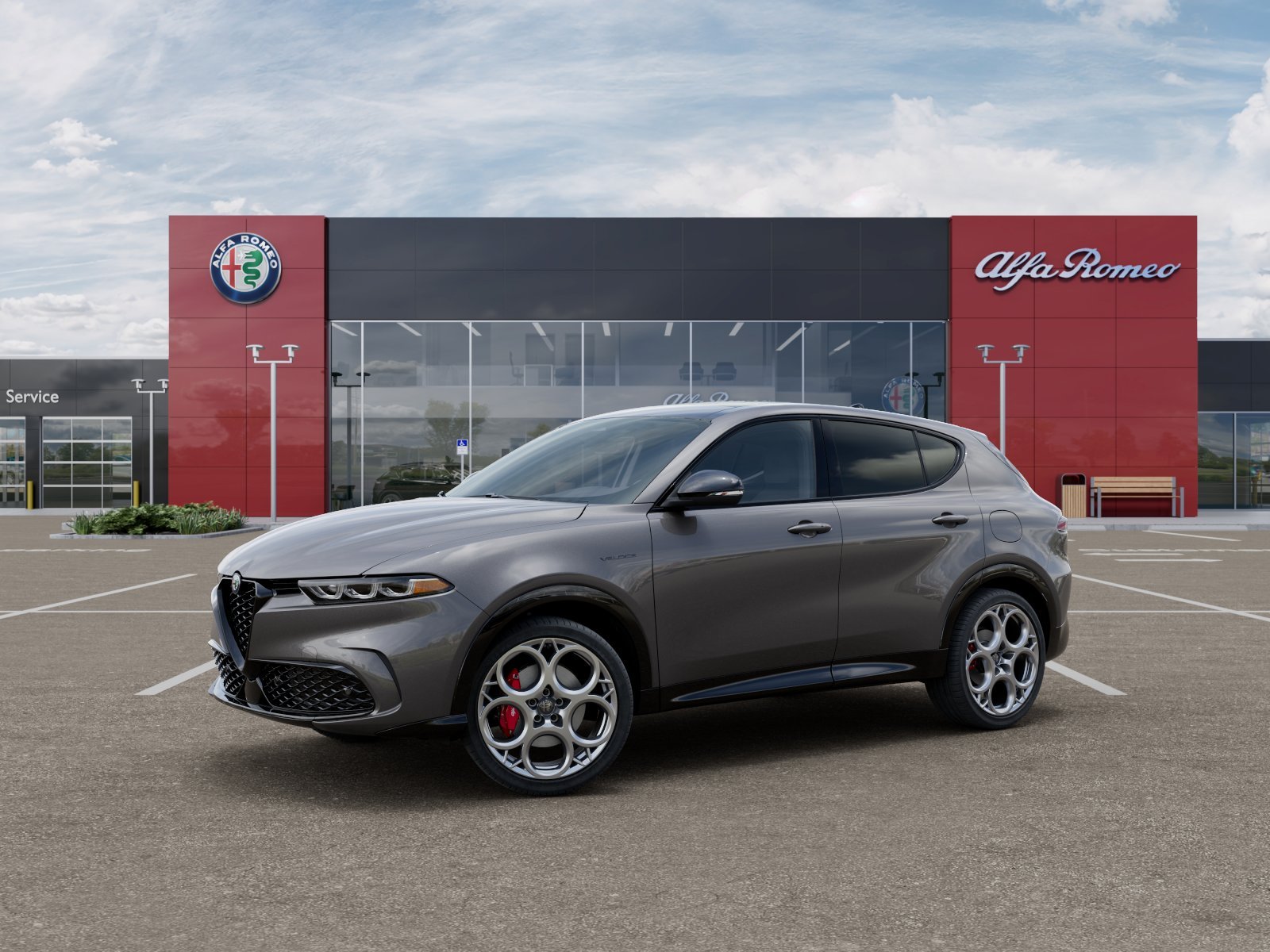 New 2025 Grigio (Gray) Ascari Metallic Exterior Paint Alfa Romeo Base image 32